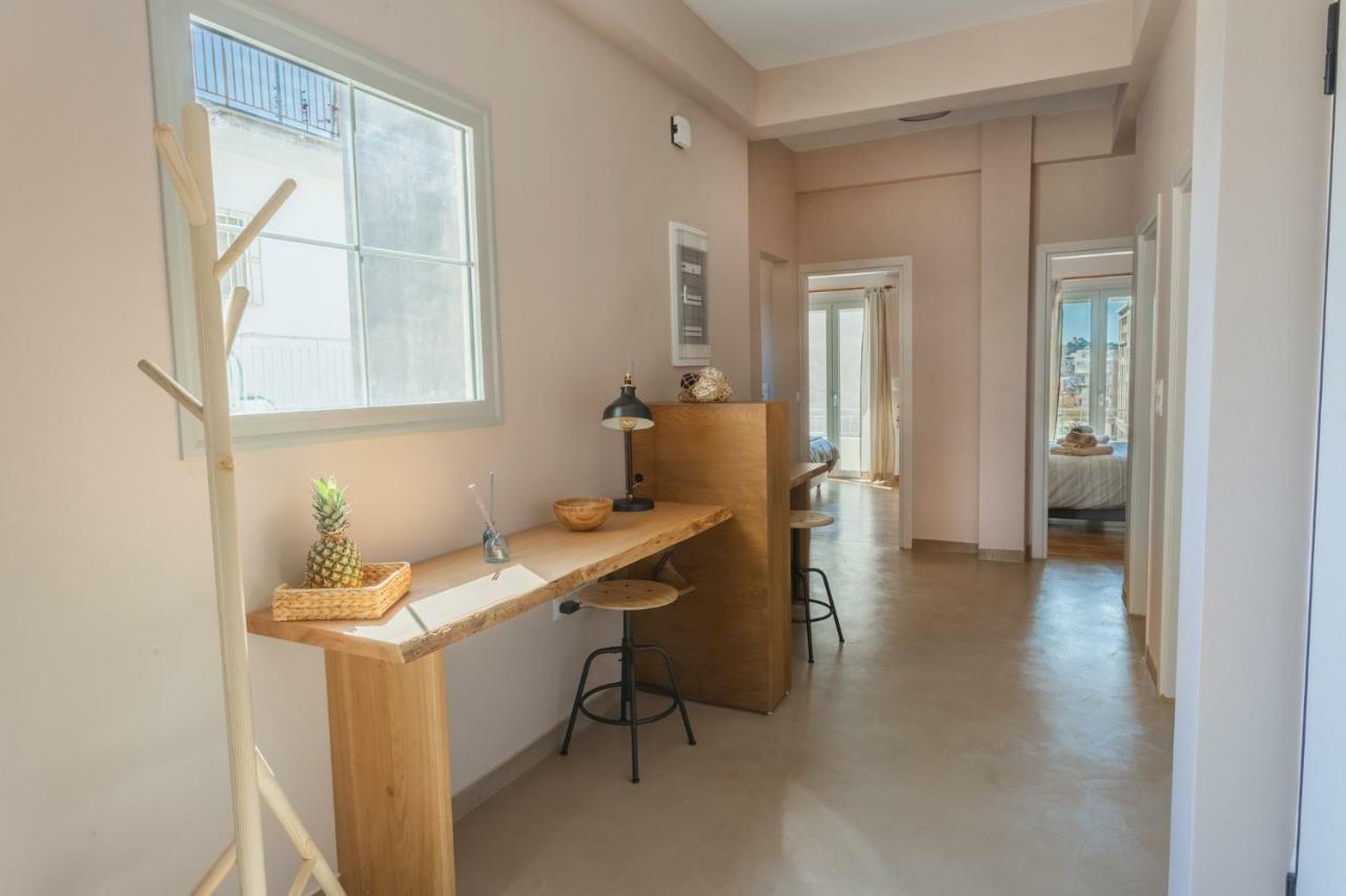 100M2 Luxury Apartment In The Heart Of Athens - Living Stone Emerald Luaran gambar